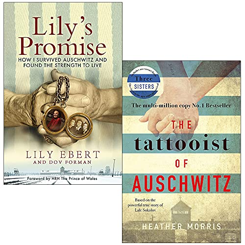 Lily's Promise By Lily Ebert & The Tattooist of Auschwitz By Heather Morris 2 Books Collection Set