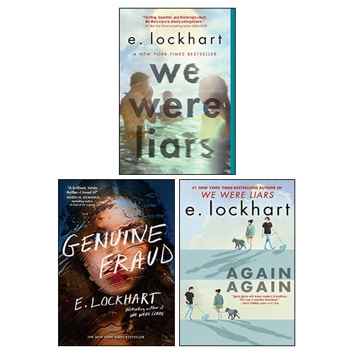 E. Lockhart 3 Books Collection Set (We Were Liars, Again Again, Genuine Fraud)