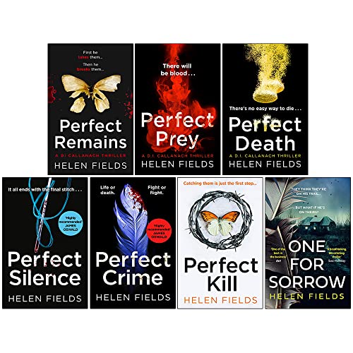DI Callanach Series 1-7 Books Collection Set By Helen Fields (Perfect Remains, Perfect Prey, Perfect Death, Perfect Silence, Perfect Crime, Perfect Kill & One for Sorrow)