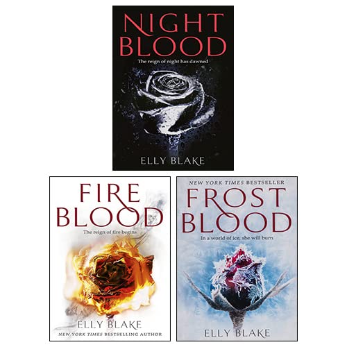 The Frostblood Saga 3 Books Collection Set By Elly Blake (Frostblood, Fireblood, Nightblood)