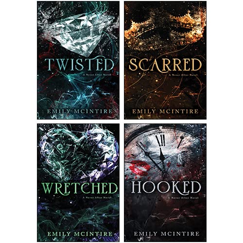 Never After Series 3 Büchersammlungsset von Emily McIntire(gedehnt, vernarbt, gehakt, verdreht)