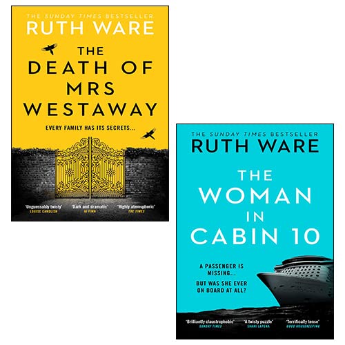 Ruth Ware 2 Books Collection Set (The Death Of Mrs Westaway, Woman In Cabin 10) - Ruth Ware