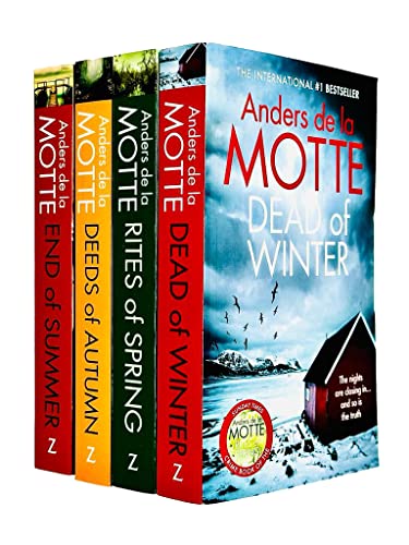 Anders de la Motte Seasons Quartet Series 4 Books Collection Set (End of Summer, Rites of Spring, Deeds of Autumn, Dead of Winter)