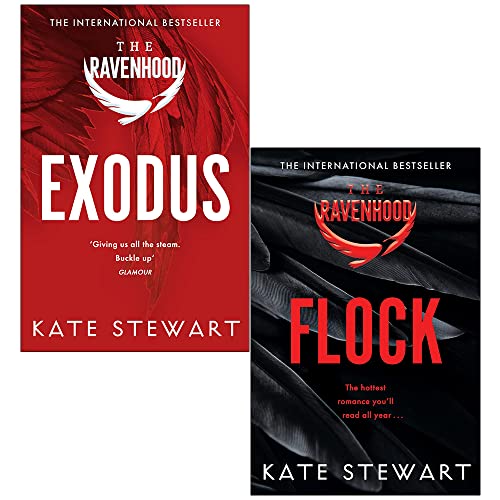 The Ravenhood Series Collection 2 Books Set By Kate Stewart (Exodus, Flock)