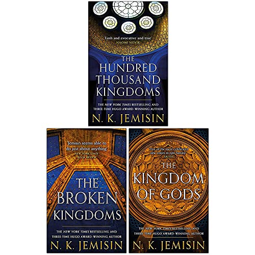 The Inheritance Trilogy Collection 3 Books Set By N.K. Jemisin (The Hundred-Thousand Kingdoms, The Broken Kingdoms, The Kingdom Of Gods)