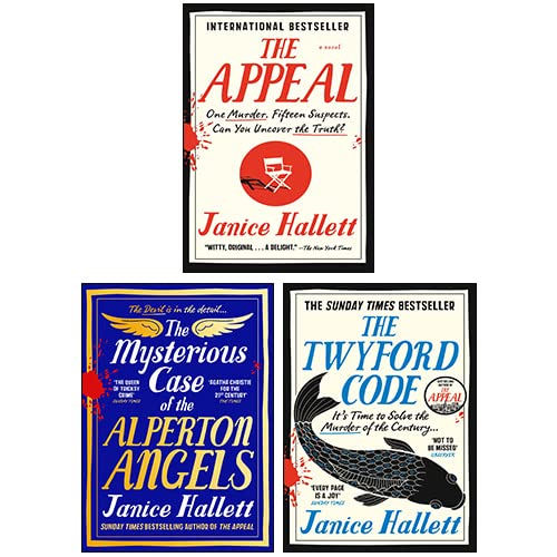 Janice Hallett Collection 3 Books Set (The Appeal, The Twyford Code & The Mysterious Case of the Alperton Angels [Hardback]) - Janice Hallett