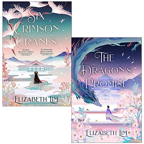 Six Crimson Cranes Series 2 Books Collection Set By Elizabeth Lim (Six Crimson Cranes, The Dragon's Promise)