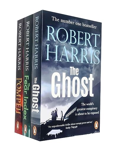 Robert Harris Collection 3 Books Set (Pompeii, The Ghost, The Fear Index)