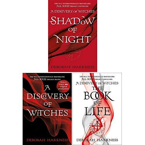 All Souls Trilogy 3 Books Collection Set By Deborah Harkness (The Book of Life, Shadow of Night, A discovery of witches )