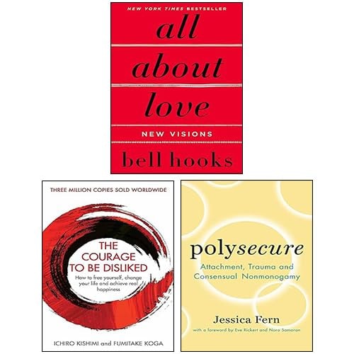 Polysecure, All About Love: New Visions, Courage To Be Disliked 3 Books Collection Set
