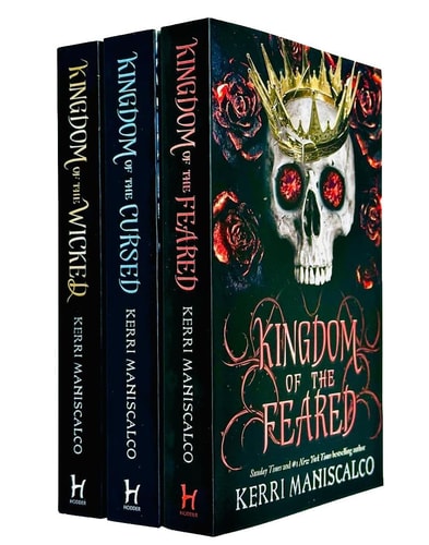 Kingdom of the Wicked Series 3 Books Collection Set By Kerri Maniscalco (Kingdom of the Wicked, Kingdom of the Cursed & Kingdom of the Feared)