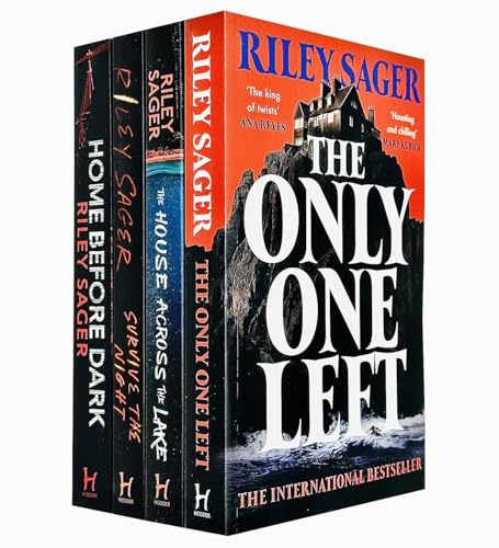 Home Before Dark, Survive the Night, The House Across the Lake, The Only One Left [Hardcover] By Riley Sager 4 Books Collection Set
