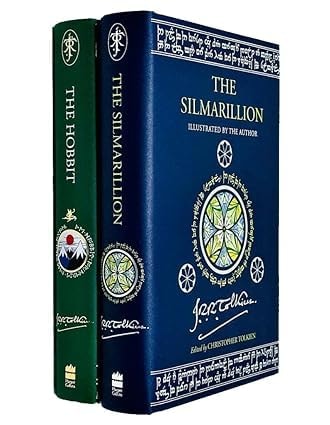 The Silmarillion, The Hobbit 2 Books Collection Set By J. R. R. Tolkien