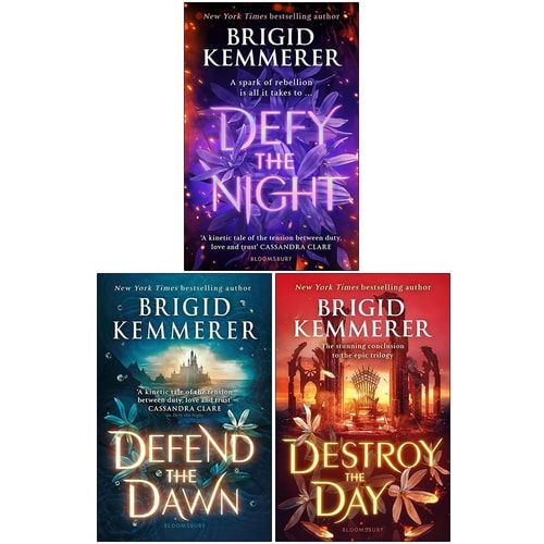 Foblit ltd Defy The Night-Reihe, 3er-Büchersammlung von Brigid Kemmerer (Defy The Night, Defend The Dawn und Destroy The Day)