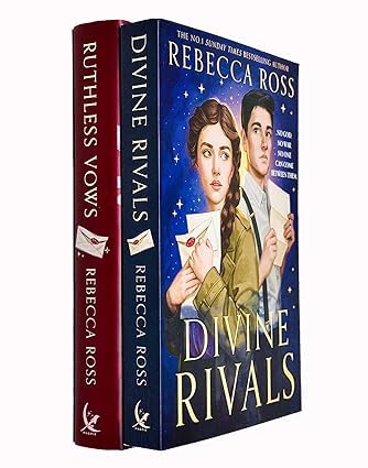 Letters of Enchantment Series 2 Books Collection Set By Rebecca Ross (Divine Rivals, Ruthless Vows)