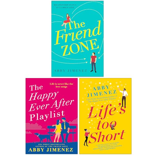 The Friend Zone Series Collection 3 Books Set By Abby Jimenez (The Friend Zone, The Happy Ever After Playlist & Life's Too Short)