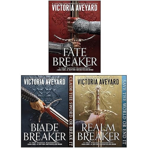 Realm Breaker Series 3 Books Collection Set By Victoria Aveyard (Realm Breaker, Blade Breaker, Fate Breaker [Hardcover])