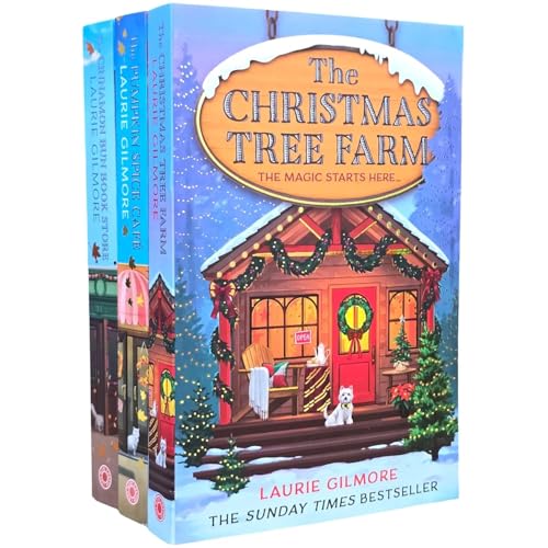 Dream Harbor Series Book 1-3 By Laurie Gilmore 3 Books Collection Set (The Pumpkin Spice Cafe, The Cinnamon Bun Book Store & The Christmas Tree Farm)
