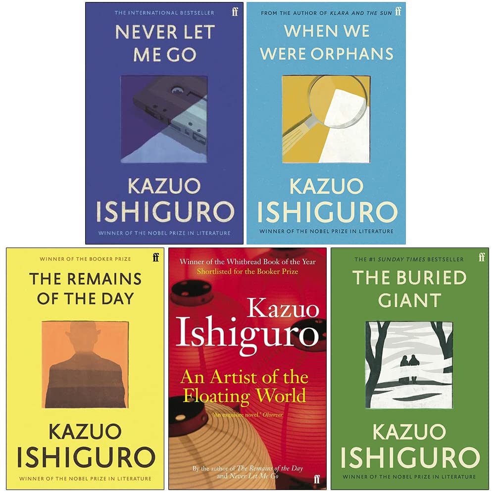 Kazuo Ishiguro Collection 5-Bücher-Sammlungsset (Ein Künstler der schwebenden Welt, Als wir Waisen waren, Die Überreste des Tages und mehr)