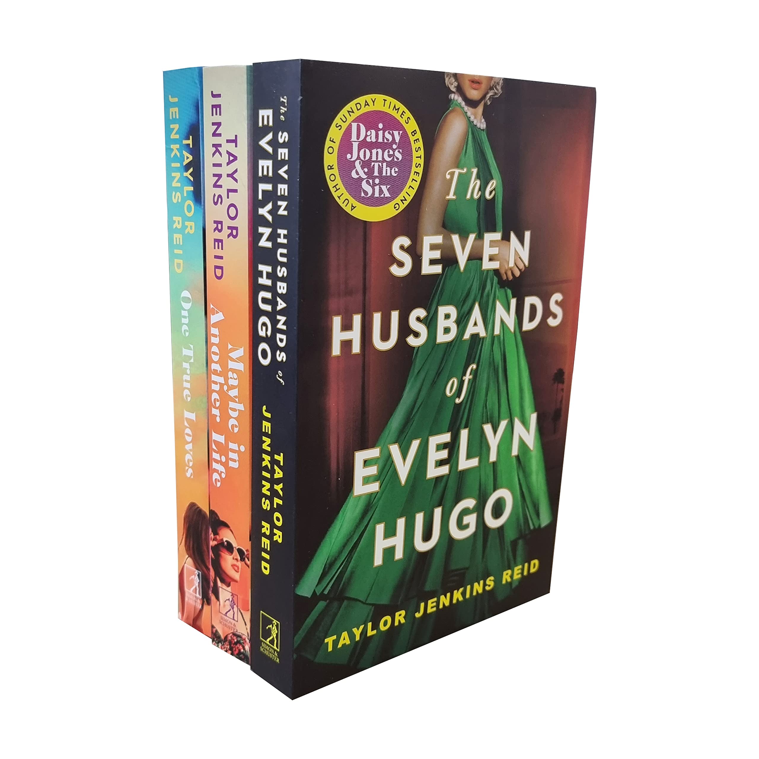 Taylor Jenkins Reid 3 Books Collection Set (Seven Husbands of Evelyn Hugo, Maybe in Another Life & One True Loves)