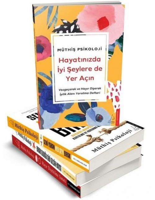 Müthis Psikoloji 3 Kitap Set ve Hayatinizda Iyi Seylere Yer Acin Defteri Hediye