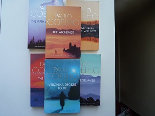 Paulo Coelho Collection five books. Alchemist, By the River Piedra I sat and Wept, the Valkyries, The Pilgrimage and Veronika Decides to Die.