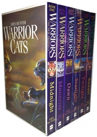 Erin Hunter Warriors: The New Prophecy 6 Books Collection Pack Set RRP: £41.94 (MIDNIGHT, MOONRISE, DAWN, STARLIGHT, TWILIGHT, SUNSET)