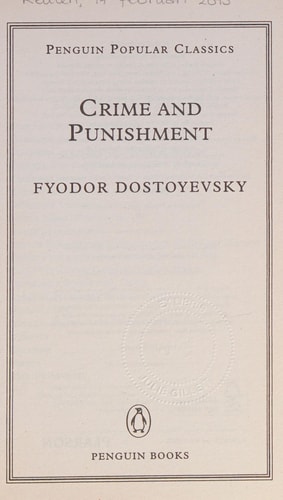 Crime and Punishment