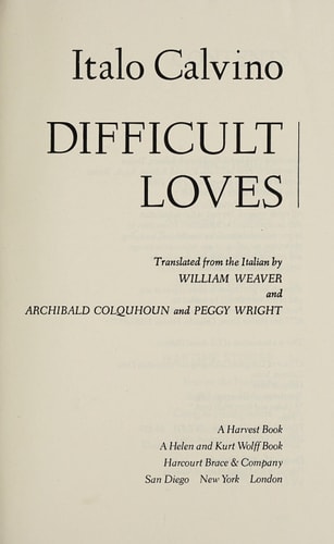 Difficult Loves