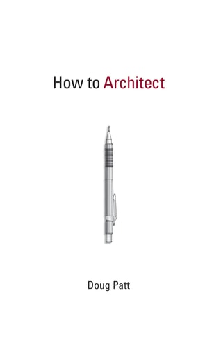 How to Architect (The MIT Press)
