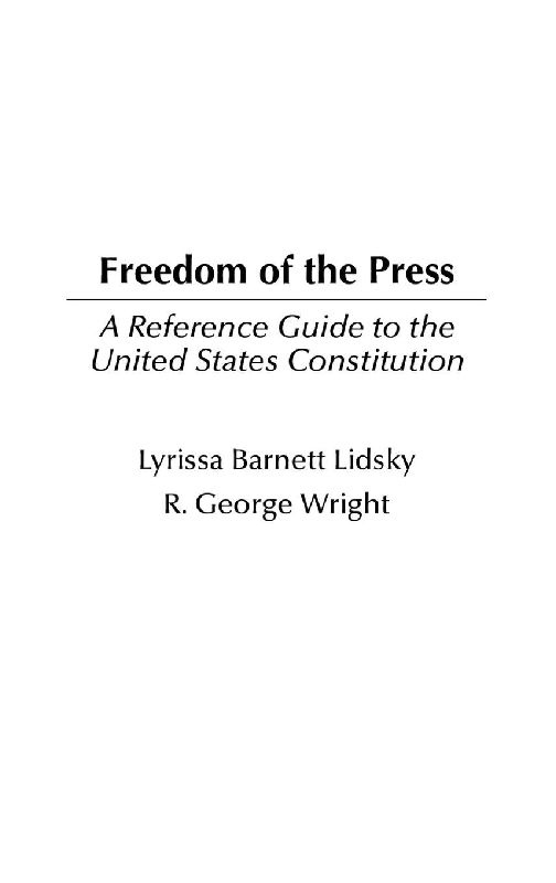 Freedom of the Press