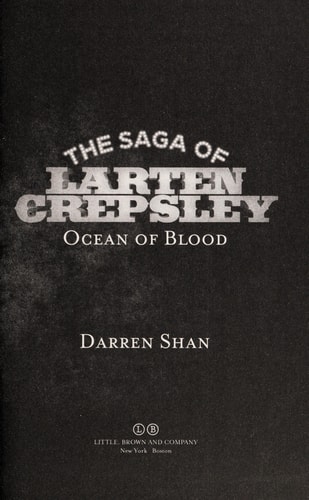 Ocean of Blood (The Saga of Larten Crepsley, 2)