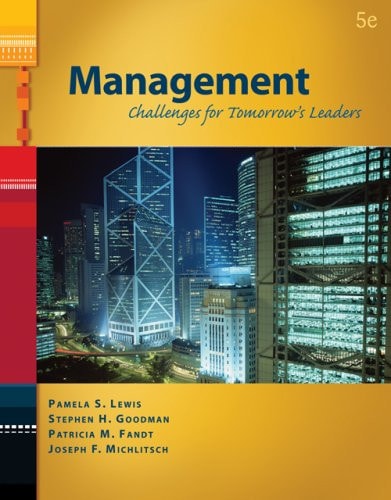 Management Challenges for Tomorrow's Leaders