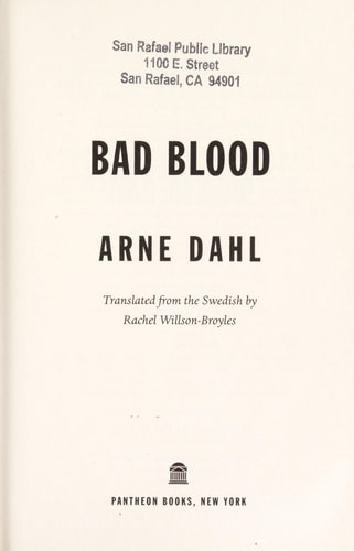 Bad Blood: A Crime Novel
