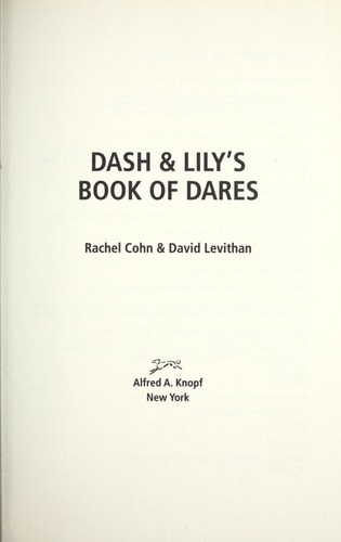 Dash & Lily's Book of Dares