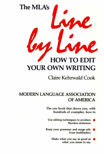 Line by Line: How to Edit Your Own Writing