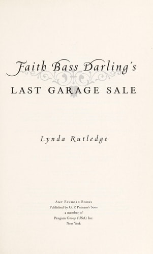 Faith Bass Darling's Last Garage Sale
