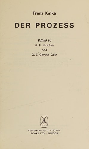DER PROZESS KAFKA