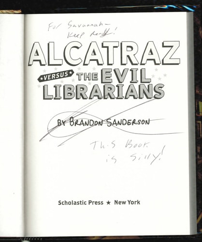 Alcatraz Versus the Evil Librarians