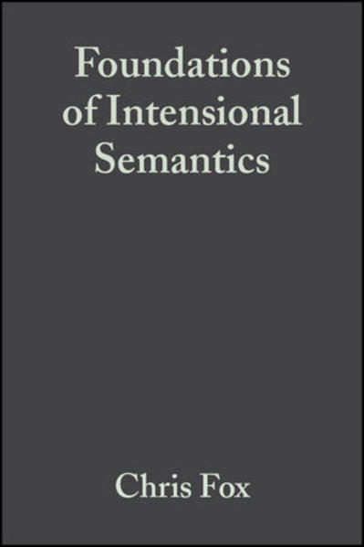 Foundations of Intensional Semantics