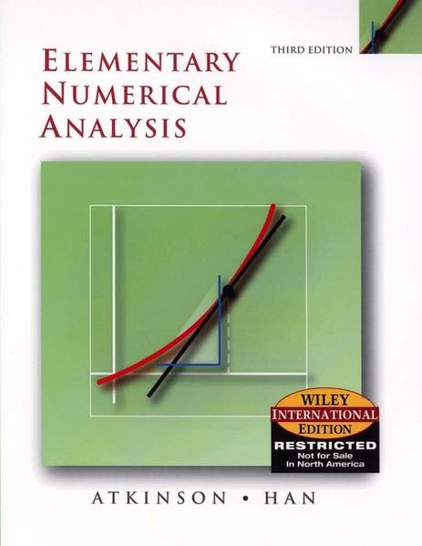 Elementary Numerical Analysis