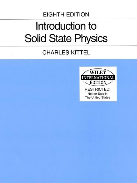 Introduction to Solid State Physics