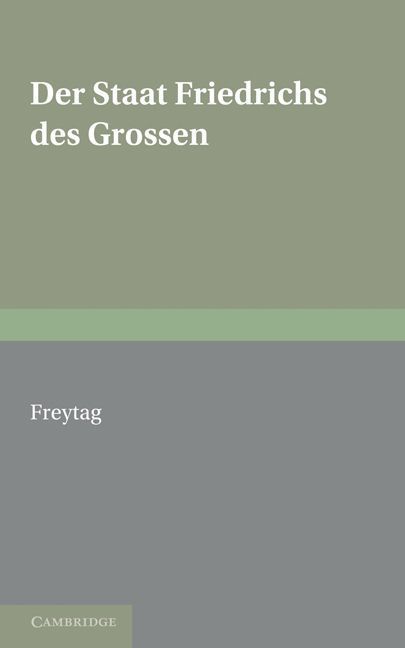 Staat Friedrichs Des Grossen