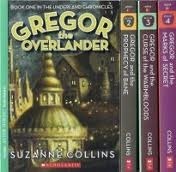 The Underland Chronicles Set, Books 1-4: Gregor the Overlander, Gregor and the Prophecy of Bane, Gregor and the Curse of the Warmbloods, and Gregor and the Marks of Secret