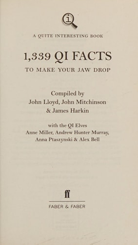 1,339 QI Facts To Make Your Jaw Drop