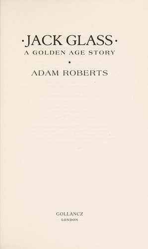 Jack Glass: The Story of A Murderer (Golden Age)