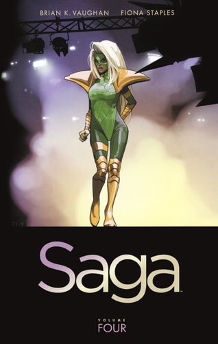 Saga, Vol. 4 (Turtleback School & Library Binding Edition) (Sage)