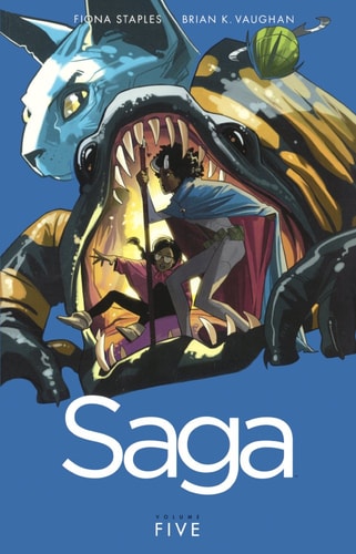 Saga, Vol. 5 (Turtleback School & Library Binding Edition)