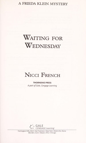 Waiting for Wednesday: A Frieda Klein Mystery (Freida Klein)