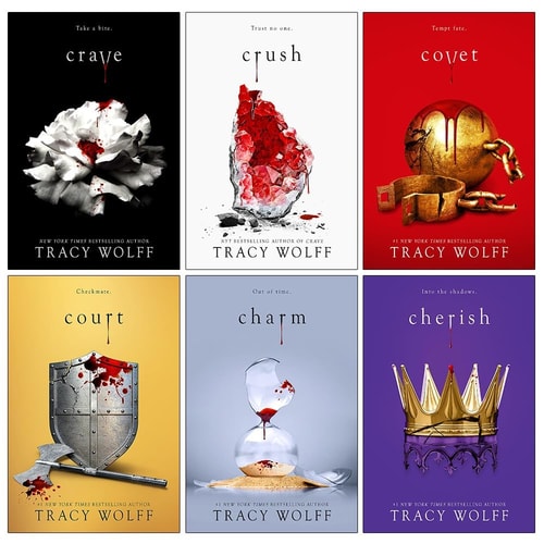 Crave Series 5 Books Collection Set By Tracy Wolff (Crave, Crush, Covet, Court, Charm)